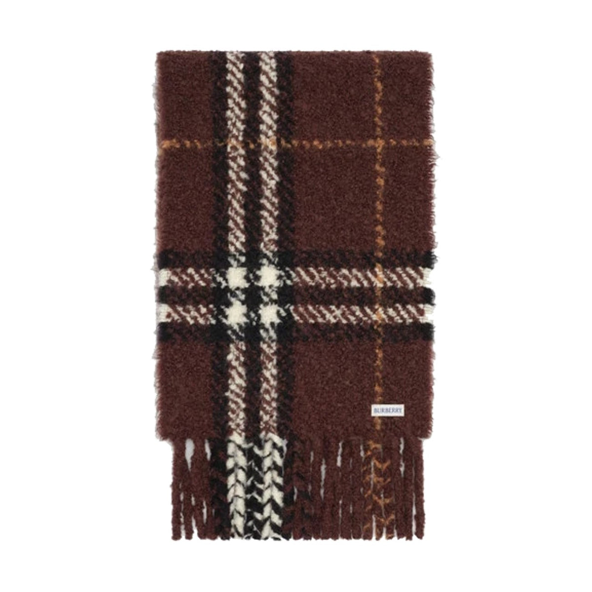 Burberry Women Check Boucle Scarf BURBERRY