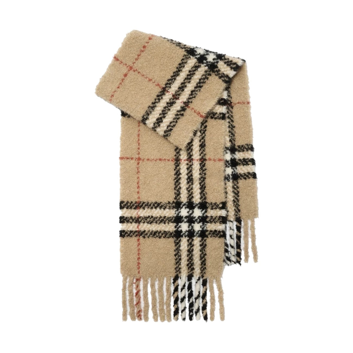 Burberry Women Check Boucle' Scarf BURBERRY