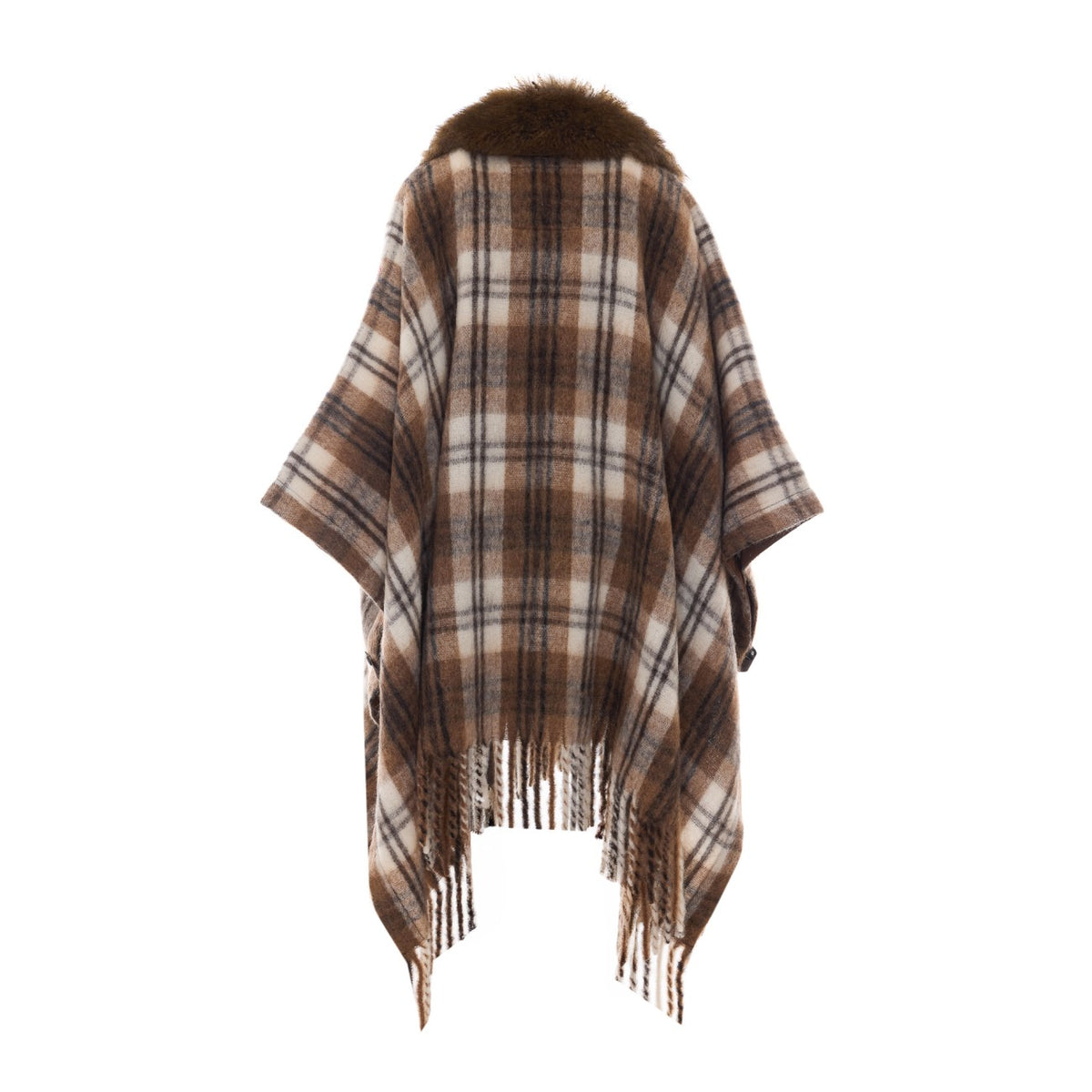 Moncler Grenoble Women Check Cape MONCLER GRENOBLE