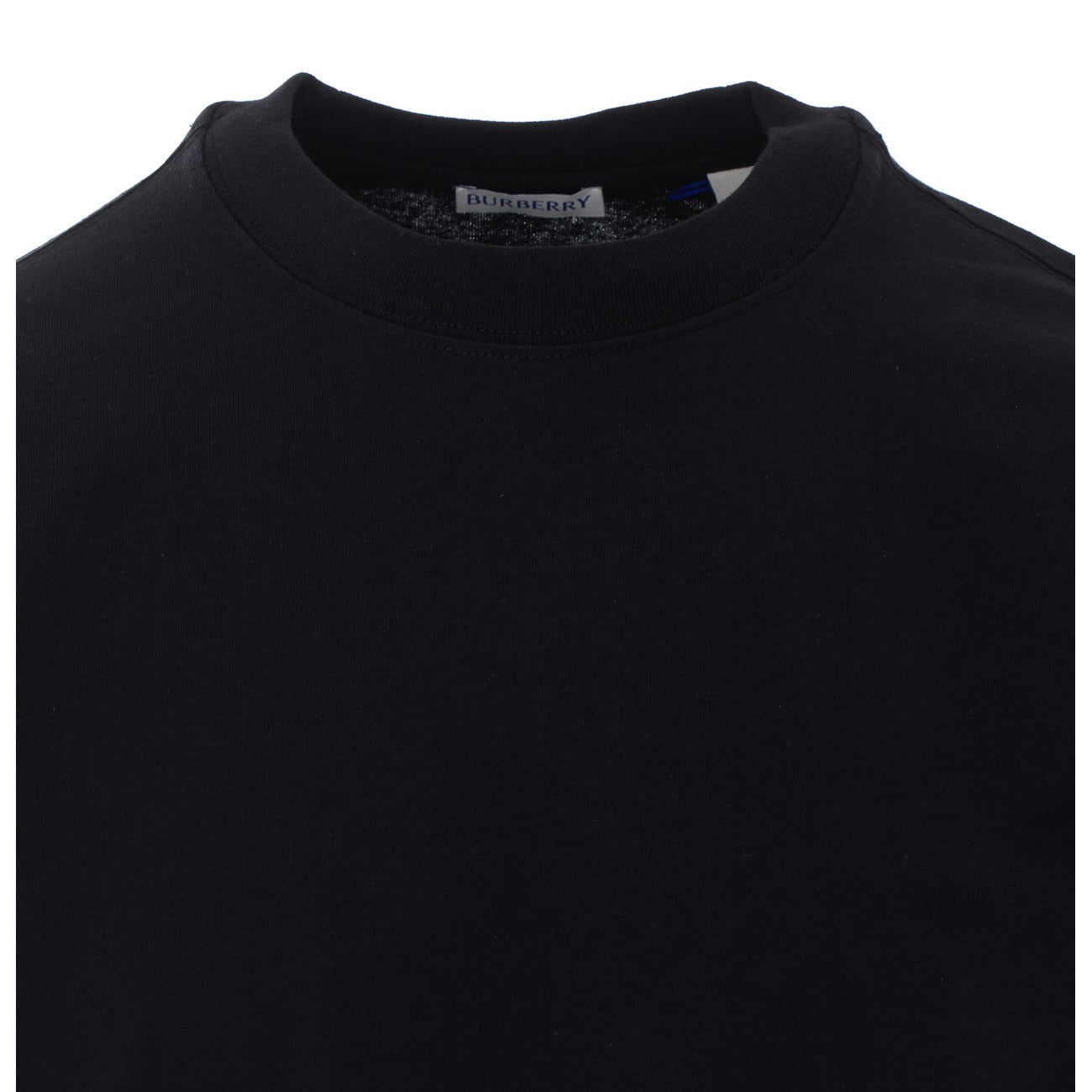 Burberry Men Check Cashmere Patch T-Shirt BURBERRY