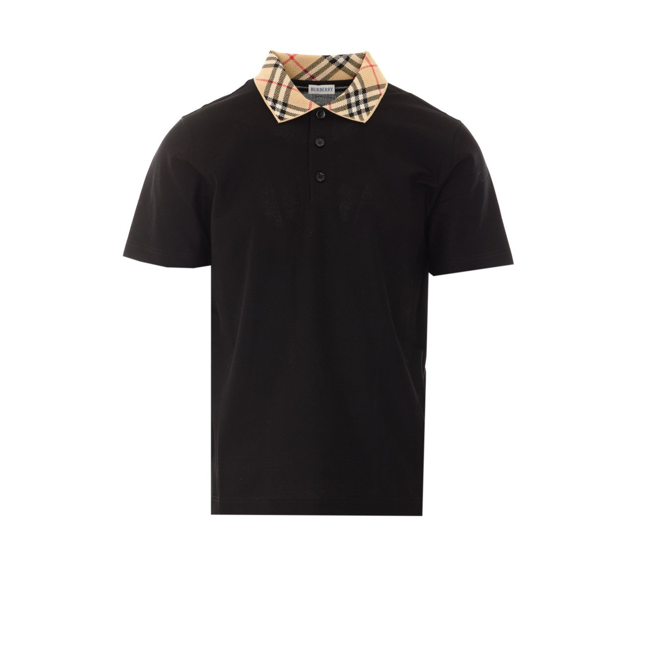 Burberry Men Check Collar Polo BURBERRY