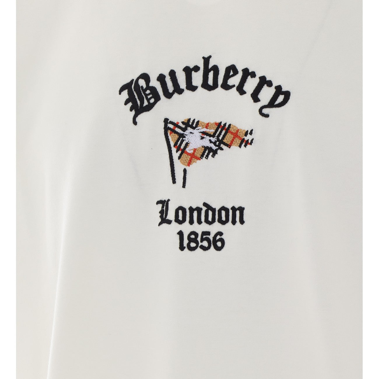 Burberry Men Check Flag T-Shirt BURBERRY