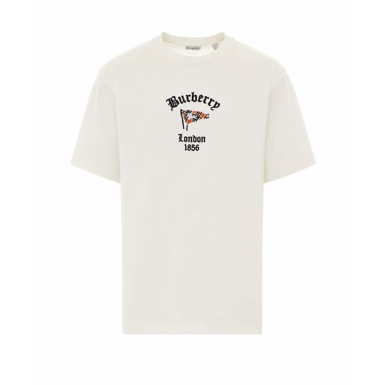 Burberry Men Check Flag T-Shirt BURBERRY
