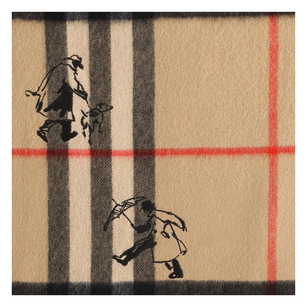 Burberry Women Check Mates Cashmere Scarf BURBERRY