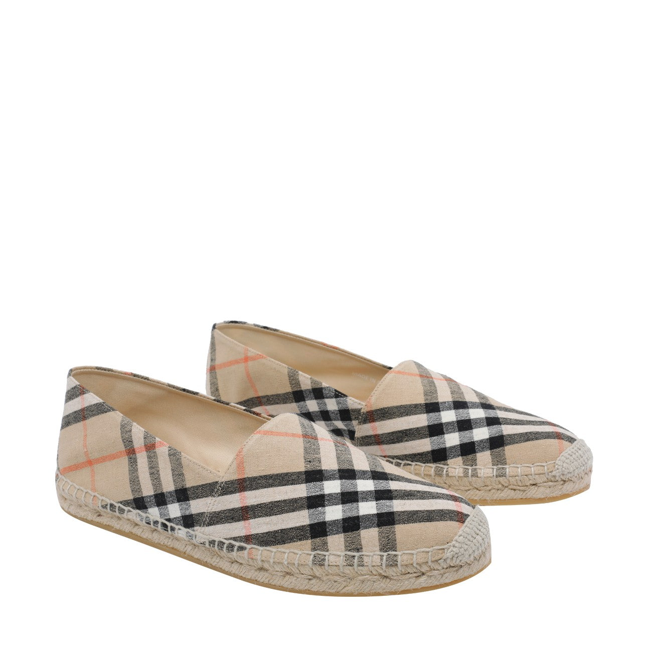 Burberry Men Check Mews Espadrilles BURBERRY