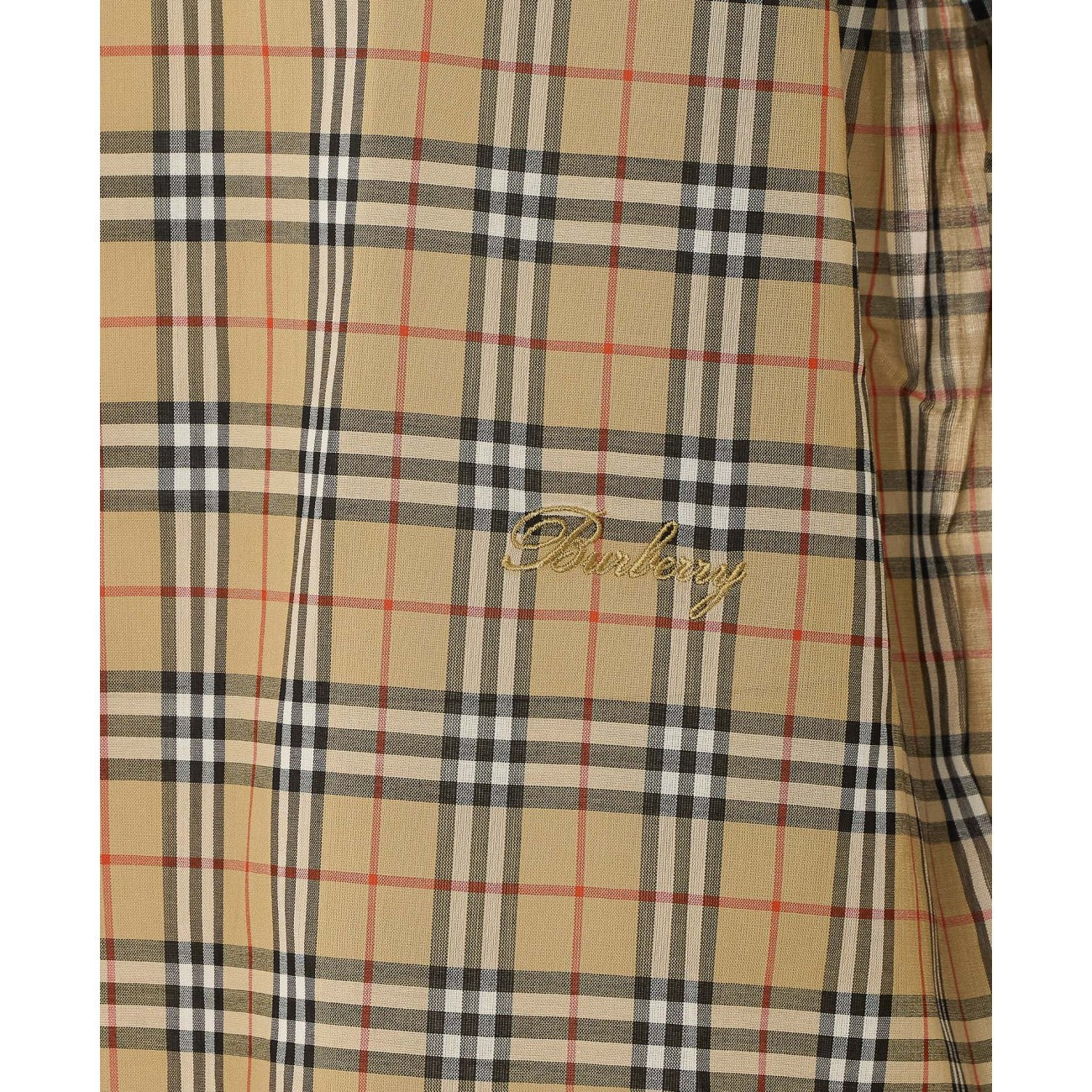 Burberry Men Check Motif Shirt BURBERRY