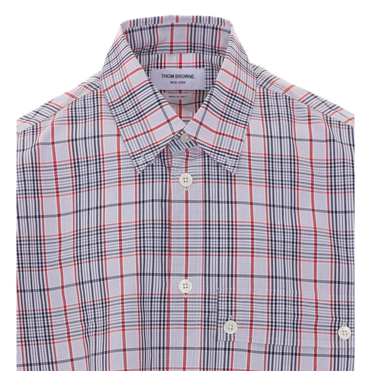 Thom Browne Men Check Oversize Shirt THOM BROWNE
