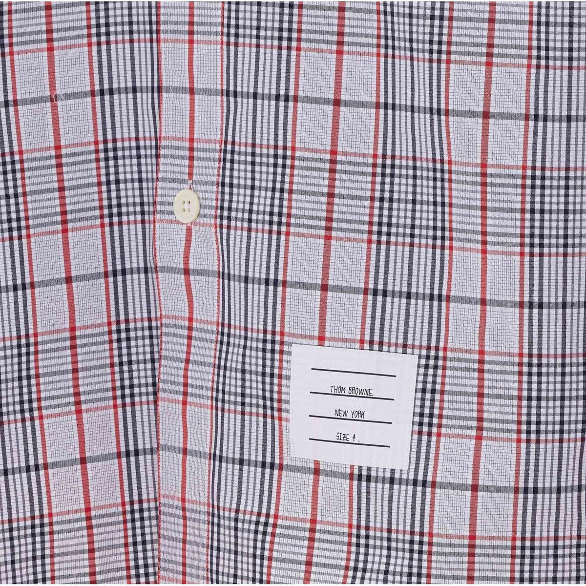 Thom Browne Men Check Oversize Shirt THOM BROWNE