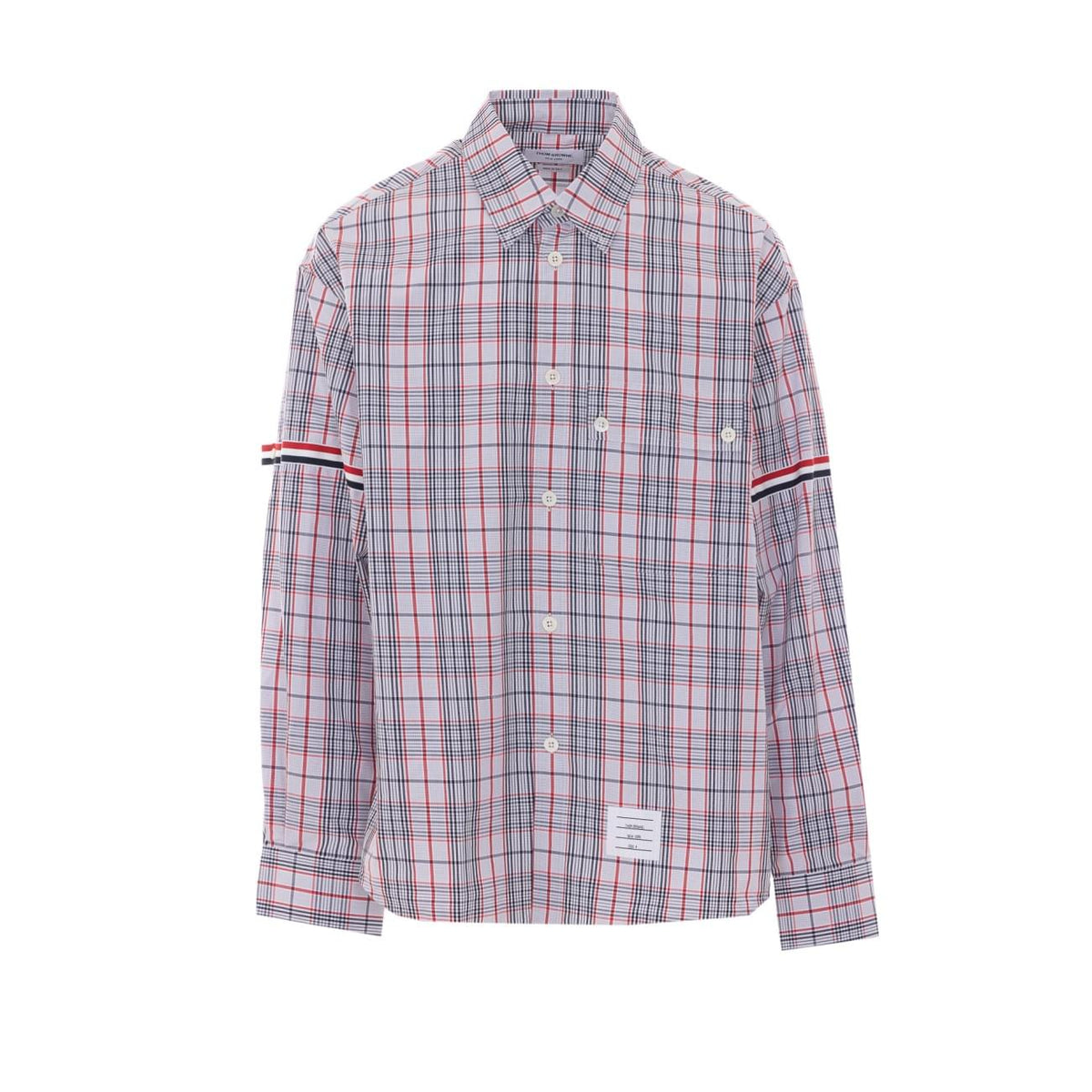 Thom Browne Men Check Oversize Shirt THOM BROWNE