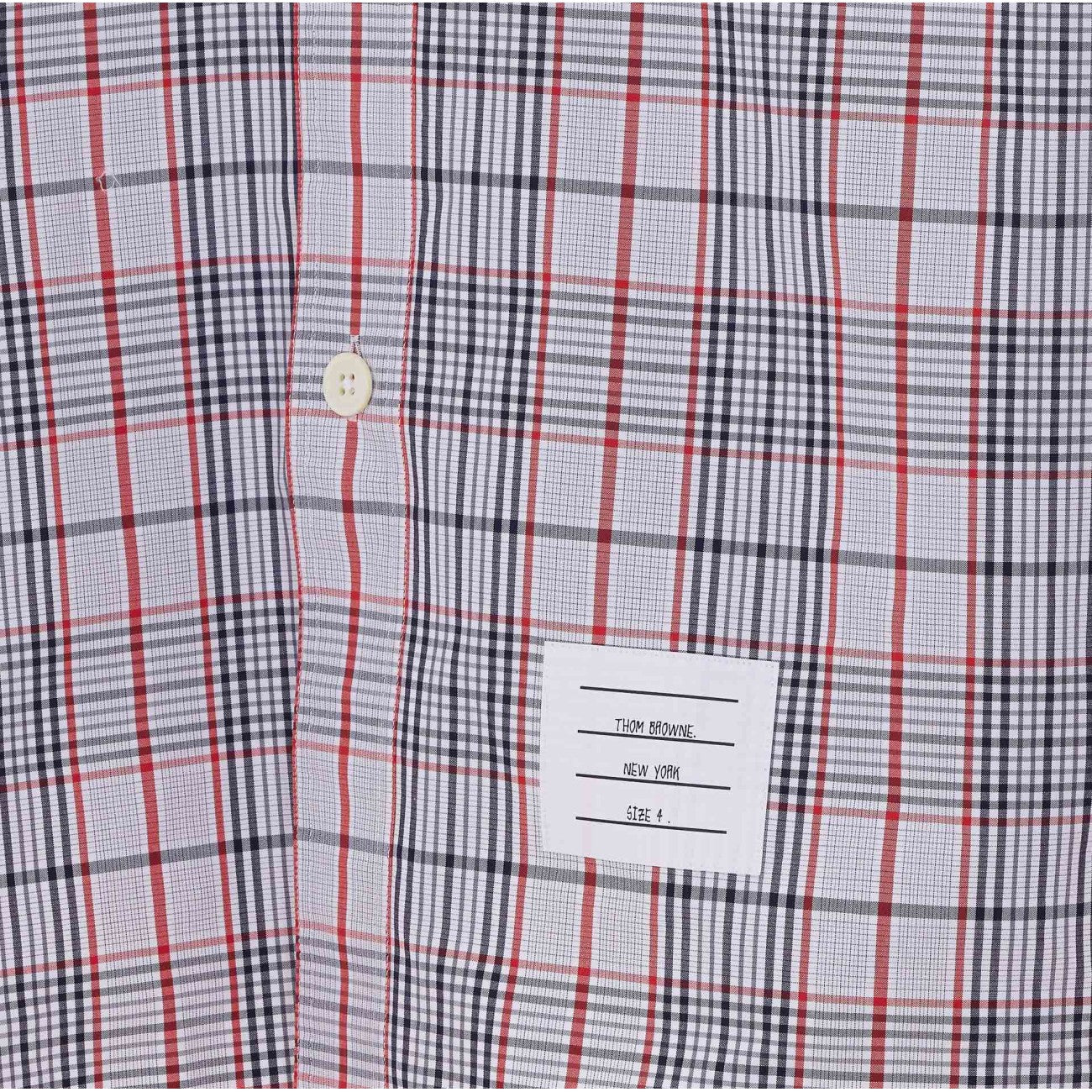 Thom Browne Men Check Oversize Shirt THOM BROWNE
