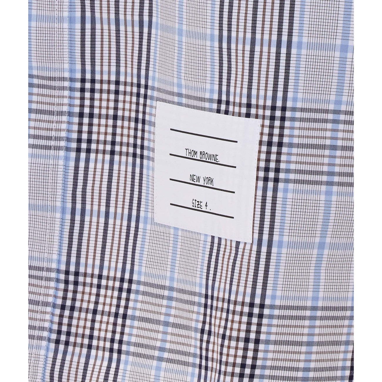 Thom Browne Men Check Oversize Shirt THOM BROWNE
