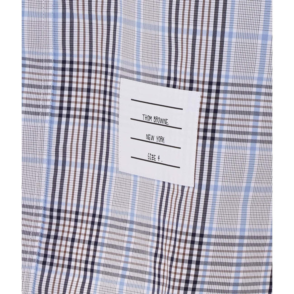 Thom Browne Men Check Oversize Shirt THOM BROWNE