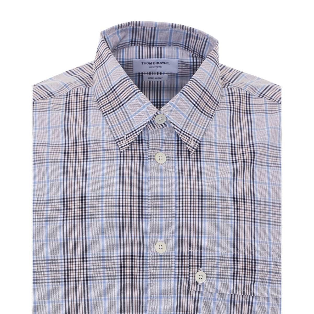 Thom Browne Men Check Oversize Shirt THOM BROWNE