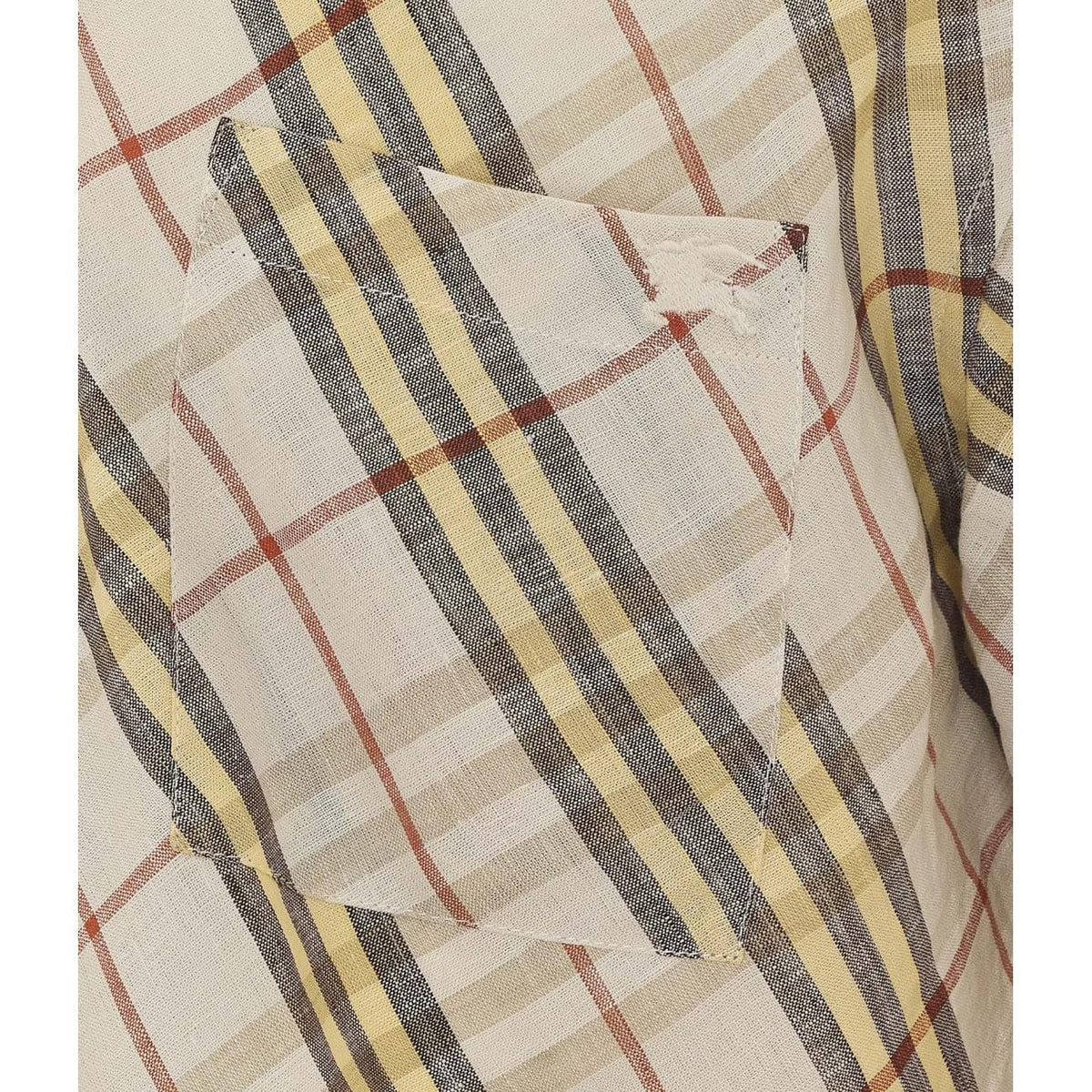 Burberry Men Check Short Sleeves Shirt BURBERRY