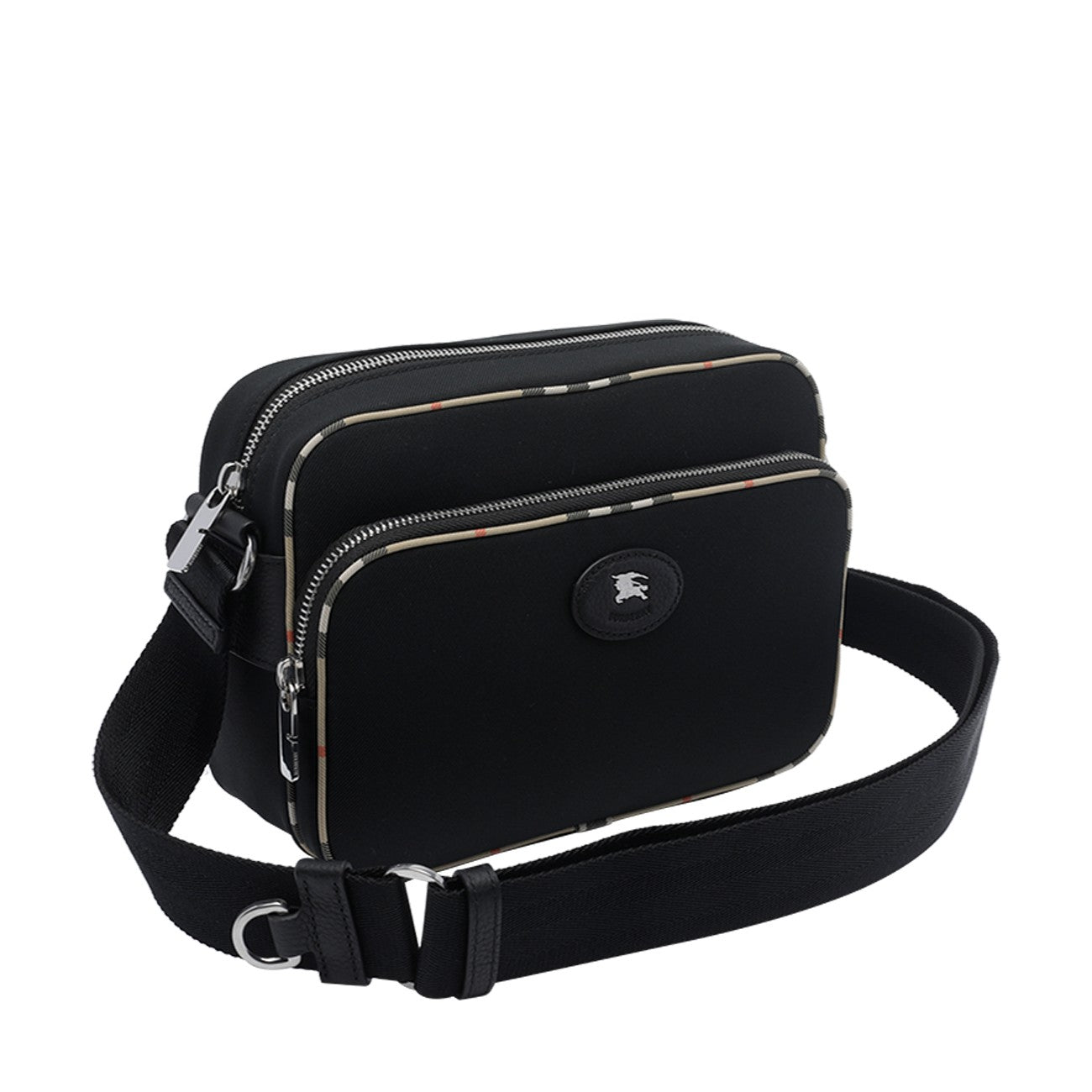 Burberry Men Check Trim Crossbody Bag BURBERRY