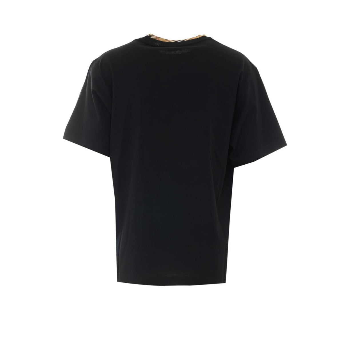 Burberry Men Check Trim T-Shirt BURBERRY