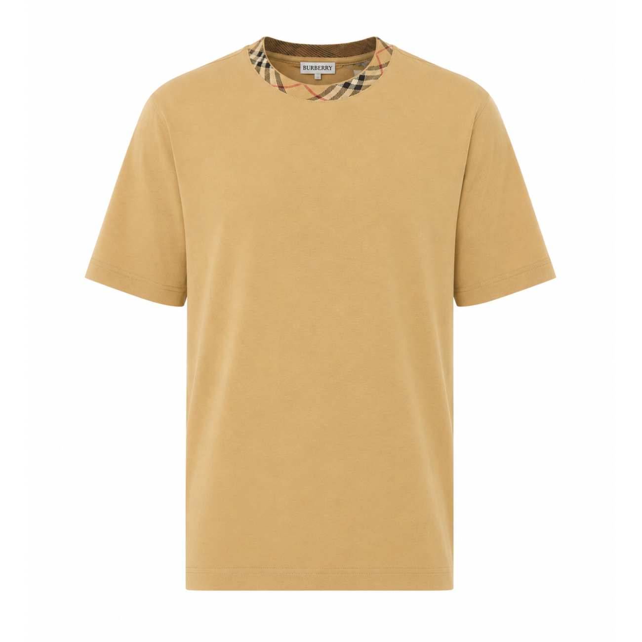 Burberry Men Check Trim T-Shirt BURBERRY