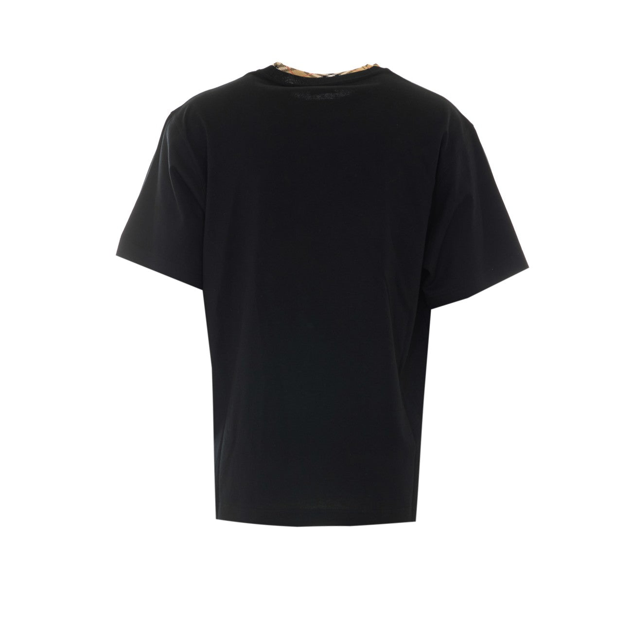 Burberry Men Check Trim T-Shirt BURBERRY