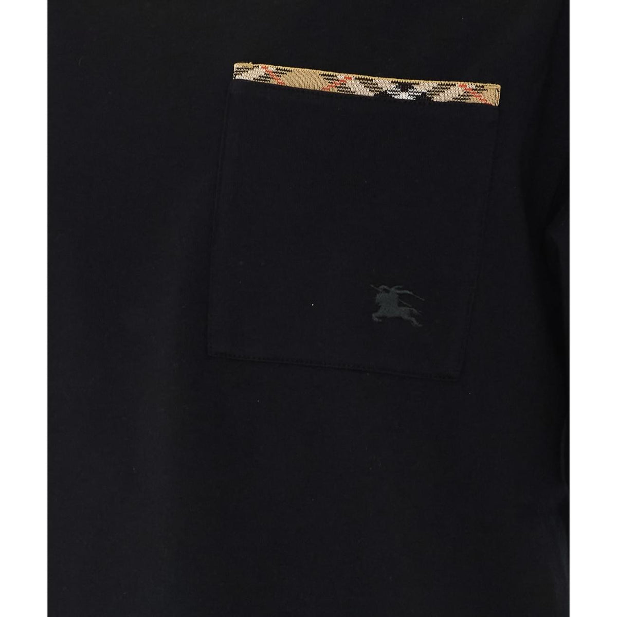 Burberry Men Check Trim T-Shirt BURBERRY