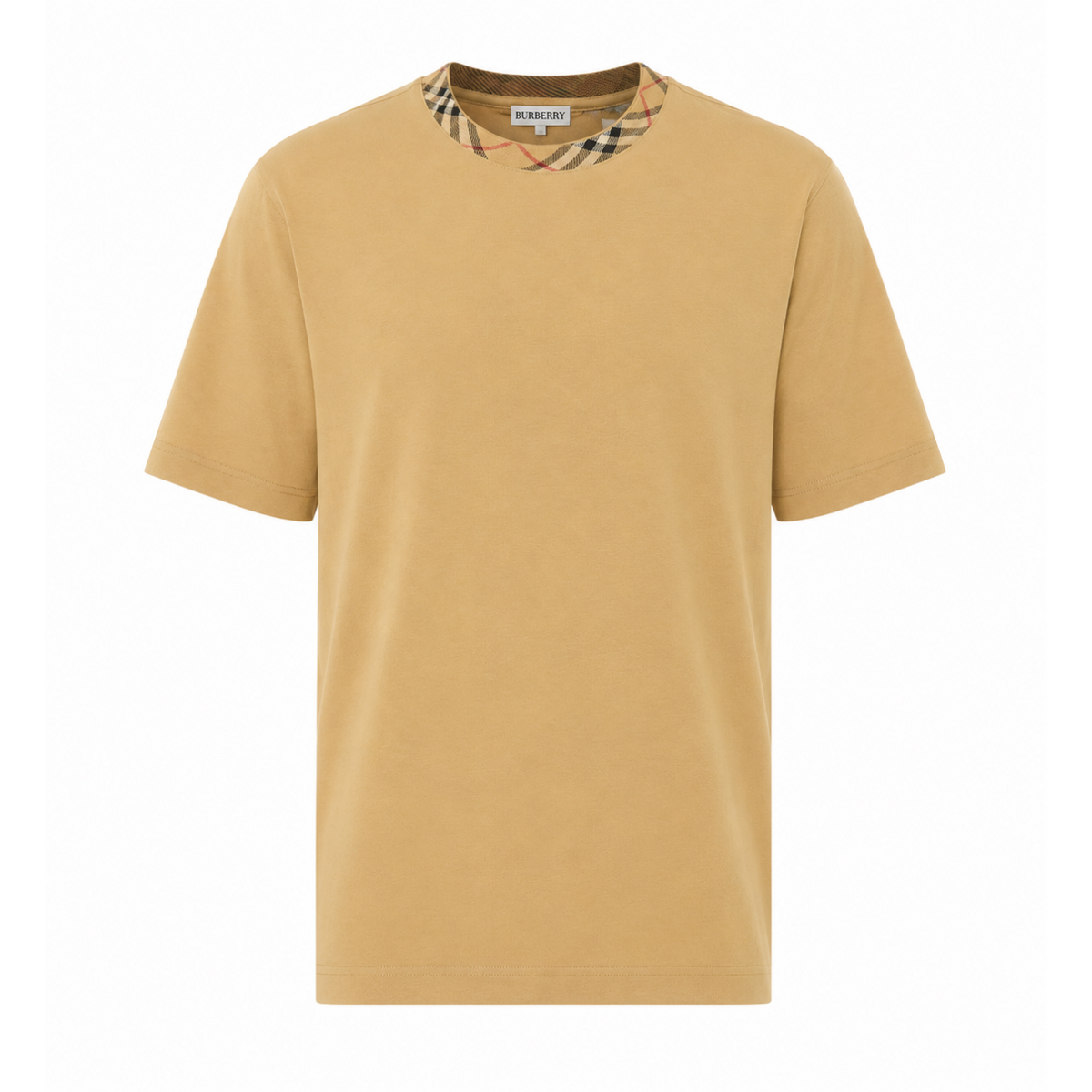 Burberry Men Check Trim T-Shirt BURBERRY