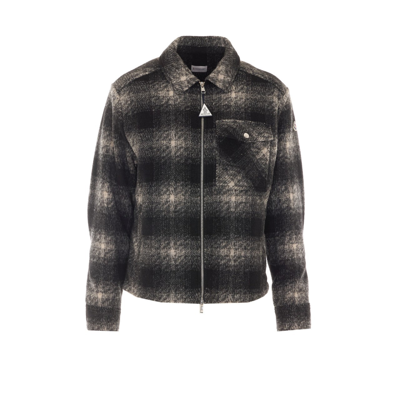 Moncler Men Checked Jersey Zip Jacket MONCLER
