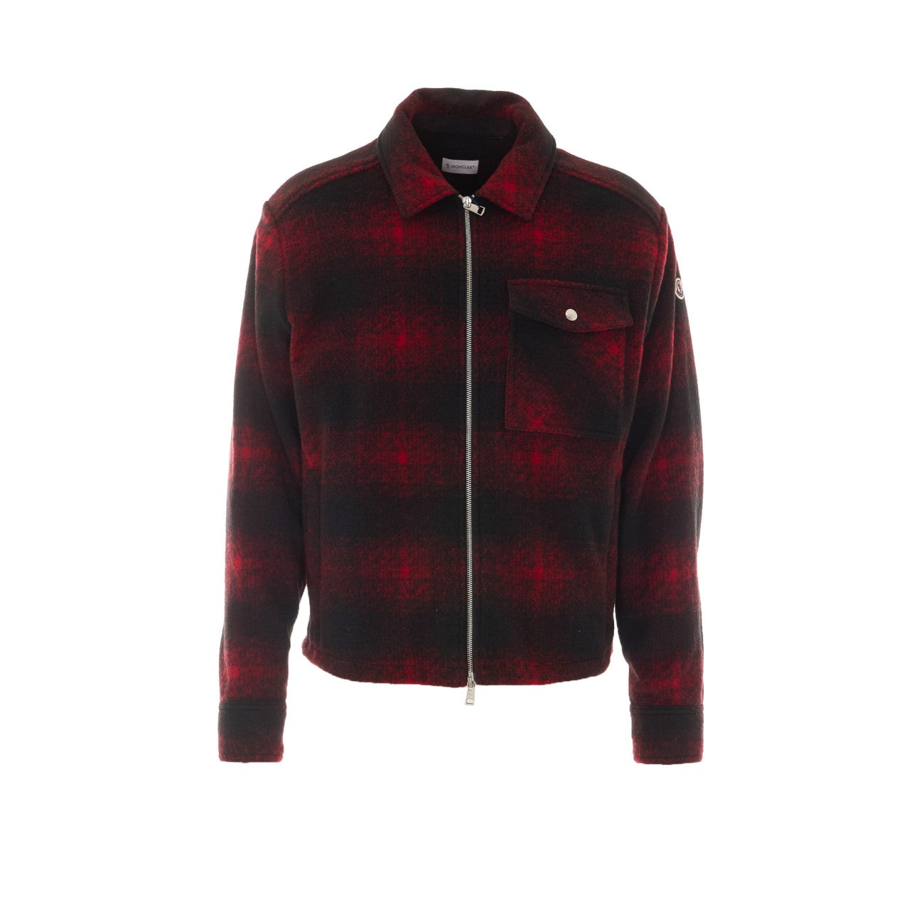 Moncler Men Checked Jersey Zip Jacket MONCLER