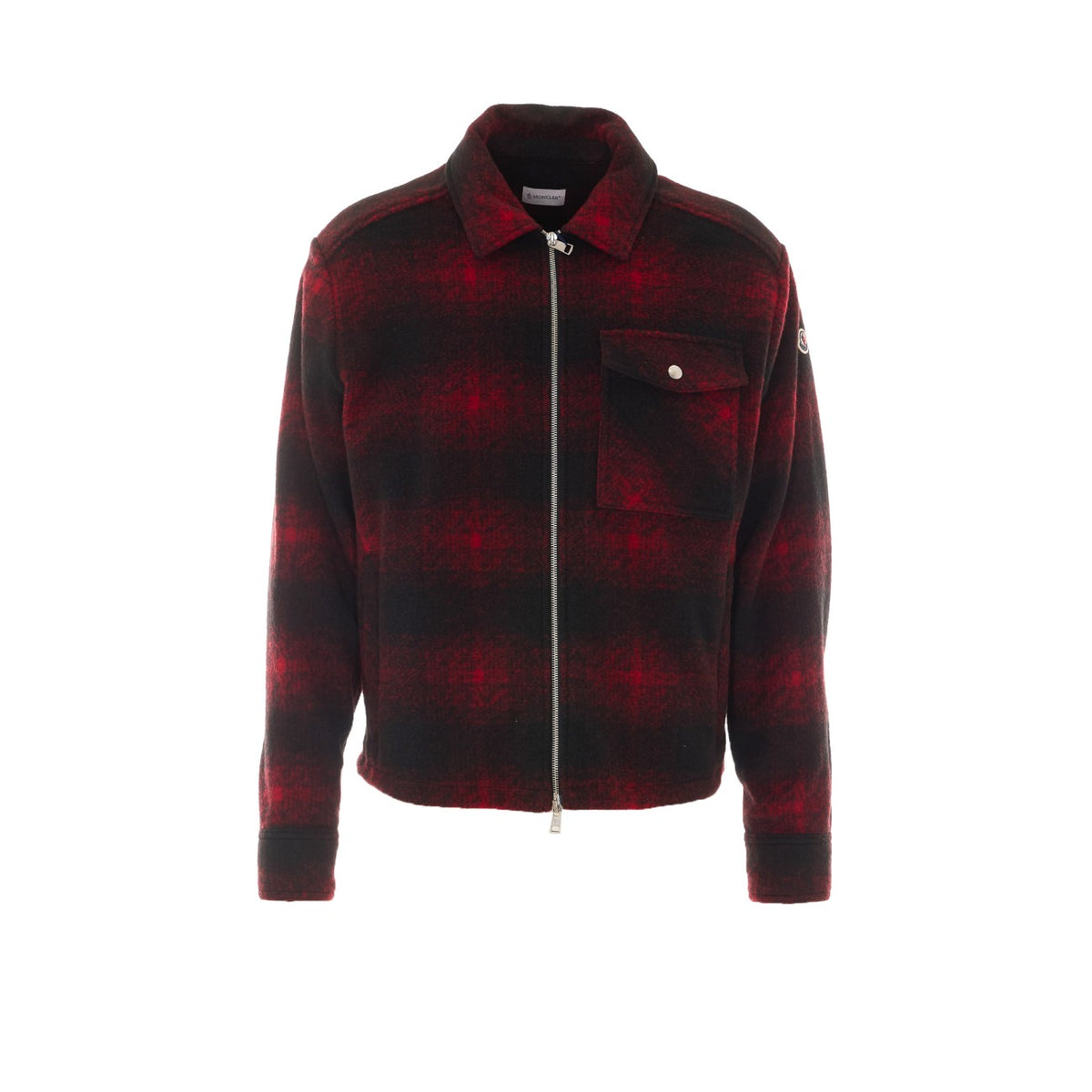 Moncler Men Checked Jersey Zip Jacket MONCLER