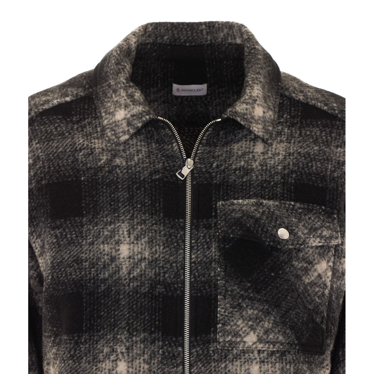 Moncler Men Checked Jersey Zip Jacket MONCLER