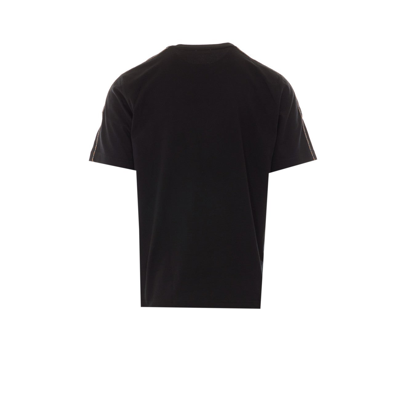 Burberry Men Checked Trim T-Shirt