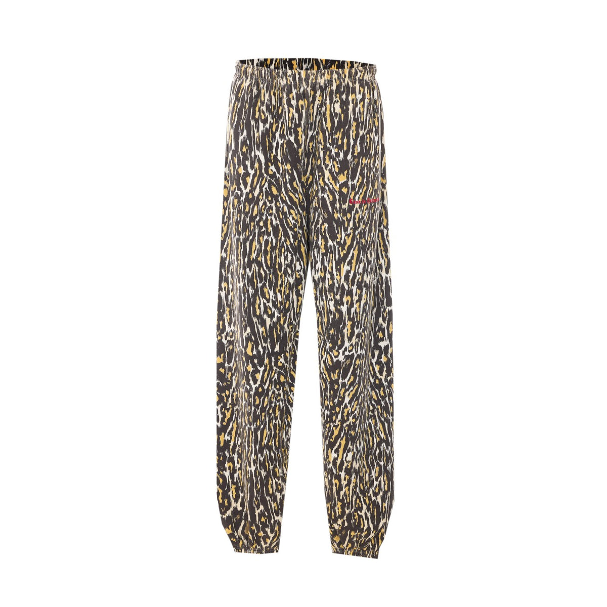 Willy Chavarria Men Cheetah Buffalo Sweatpants Willy Chavarria