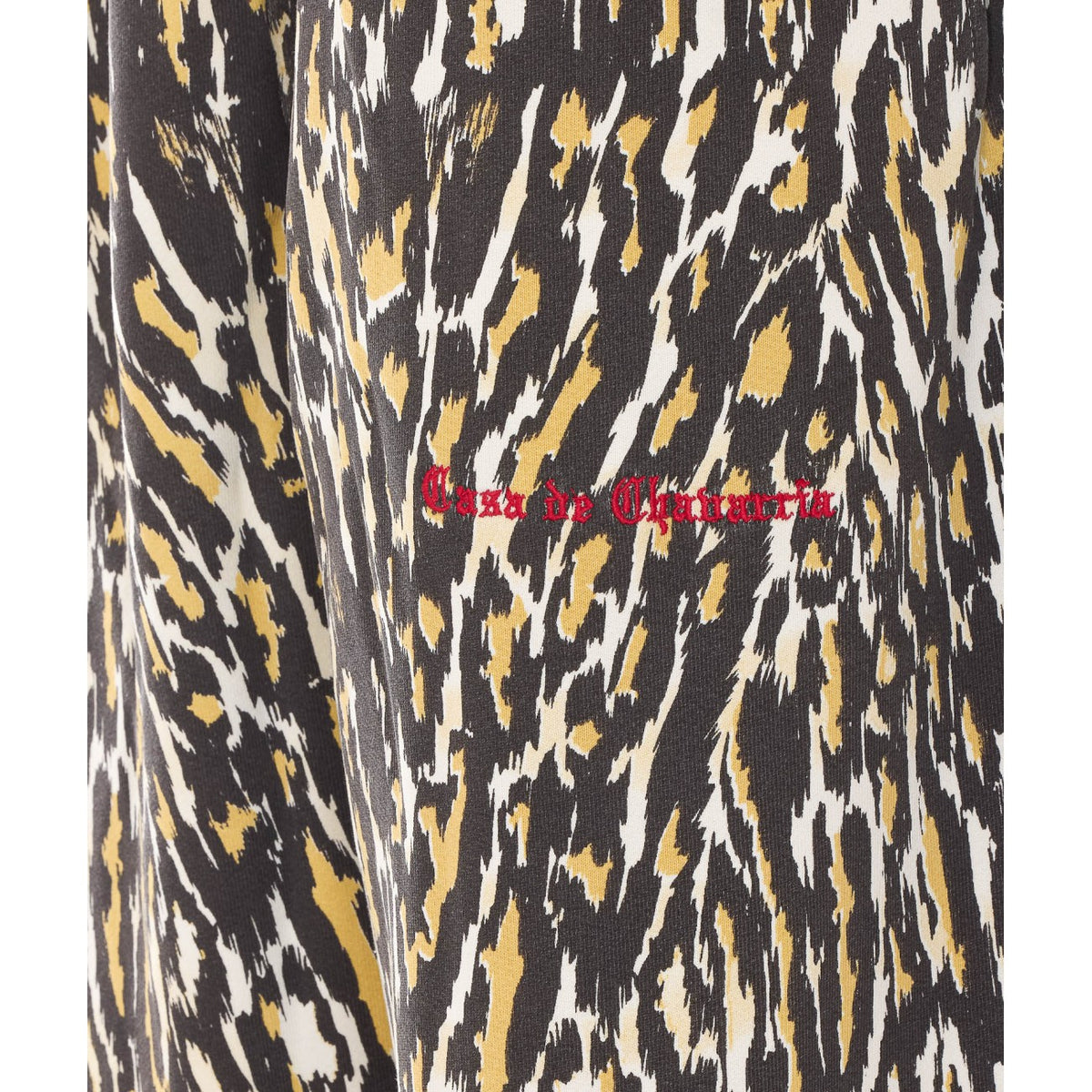 Willy Chavarria Men Cheetah Buffalo Sweatpants Willy Chavarria