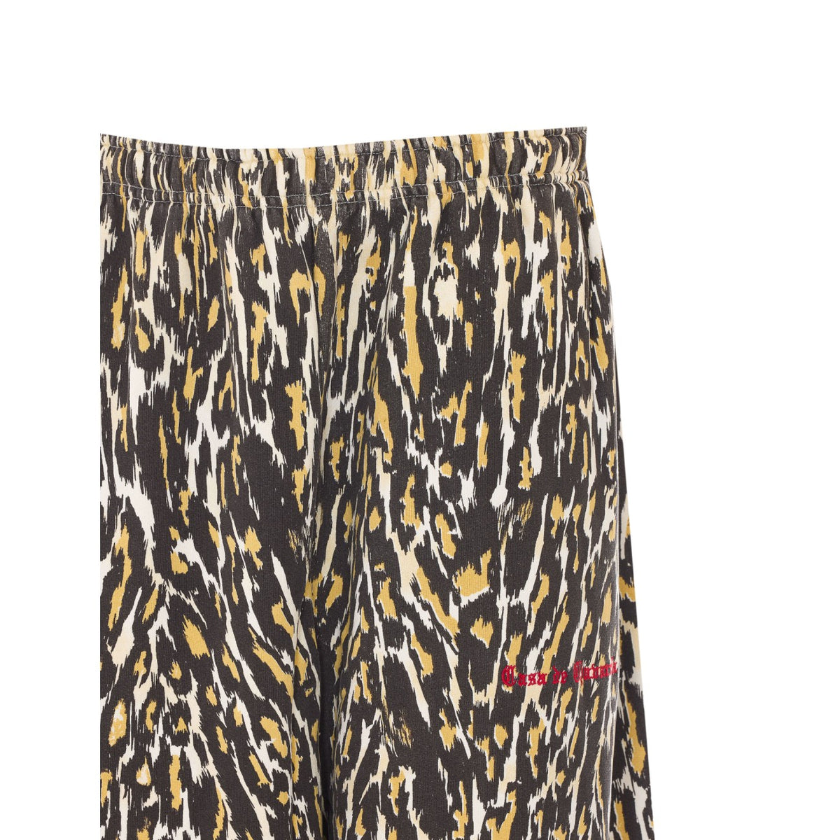 Willy Chavarria Men Cheetah Buffalo Sweatpants Willy Chavarria