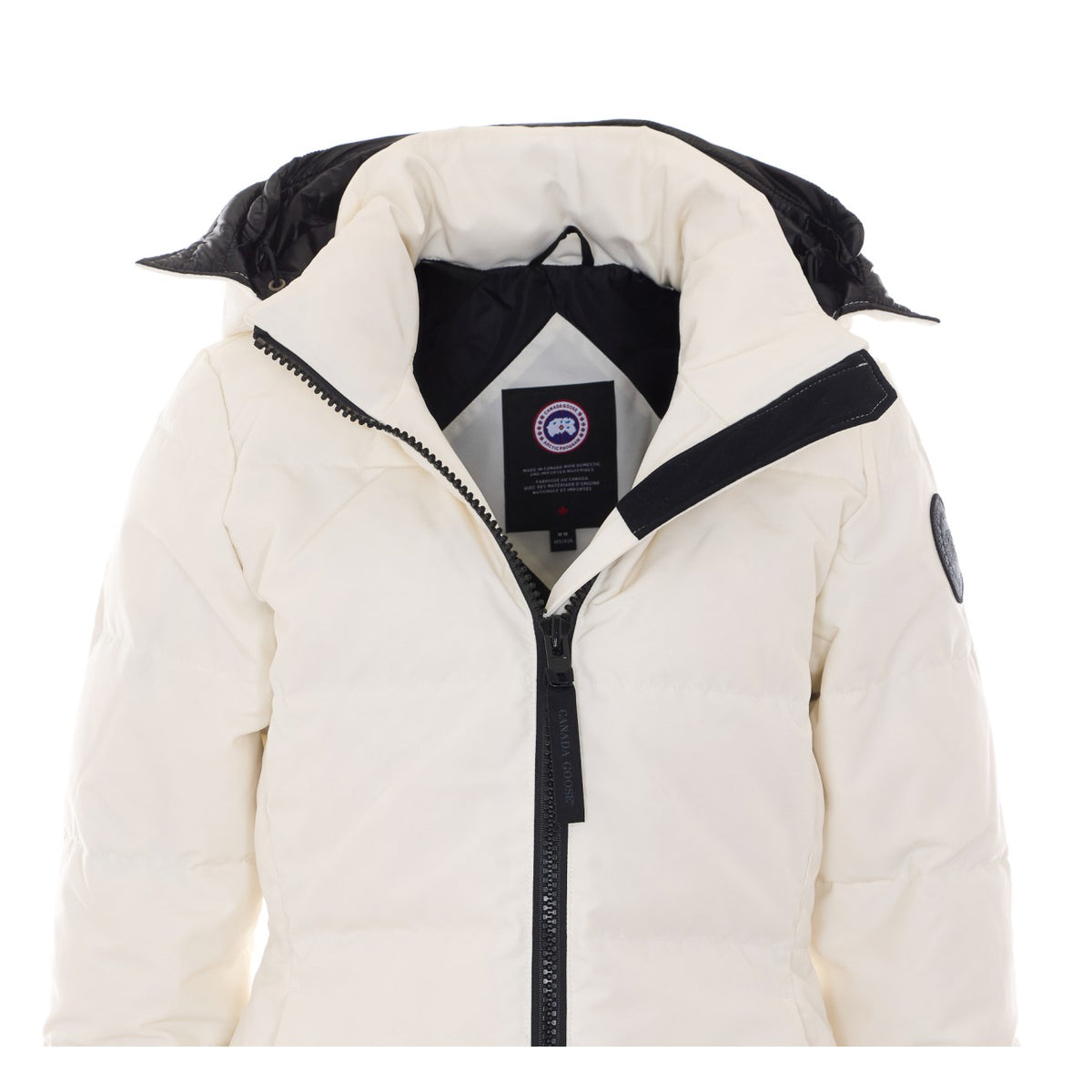 Canada Goose Women Chelsea Parka With Black Label CANADA GOOSE