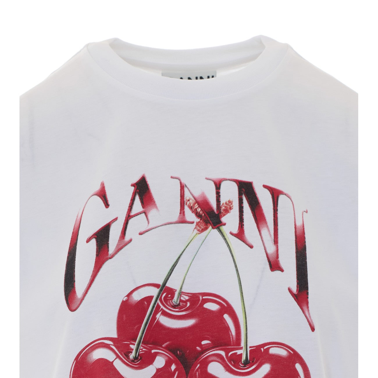 Ganni Women Cherry T-Shirt GANNI