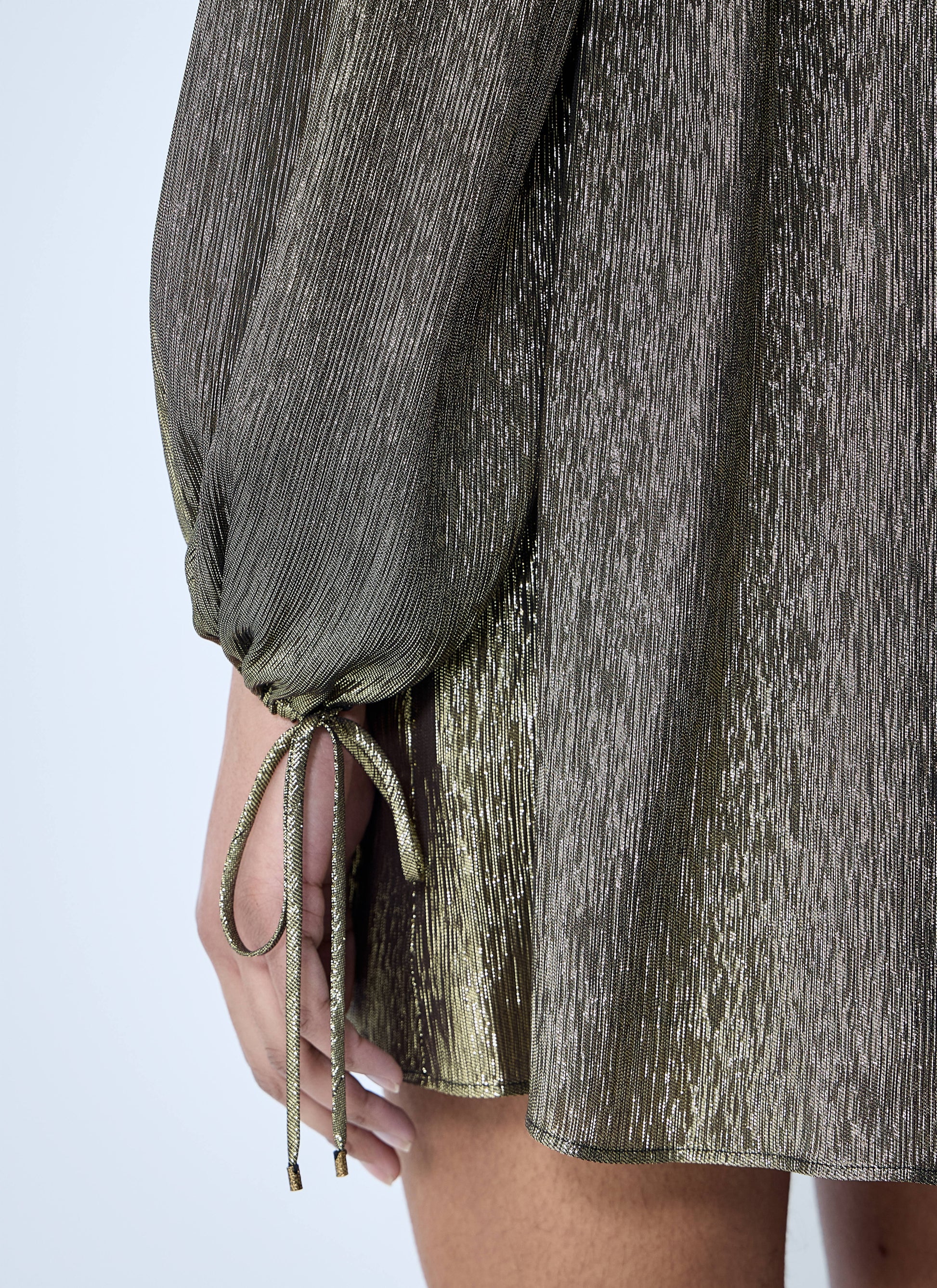 Chloé Women Gathered Silk Crêpon Mini Dress CHLOE