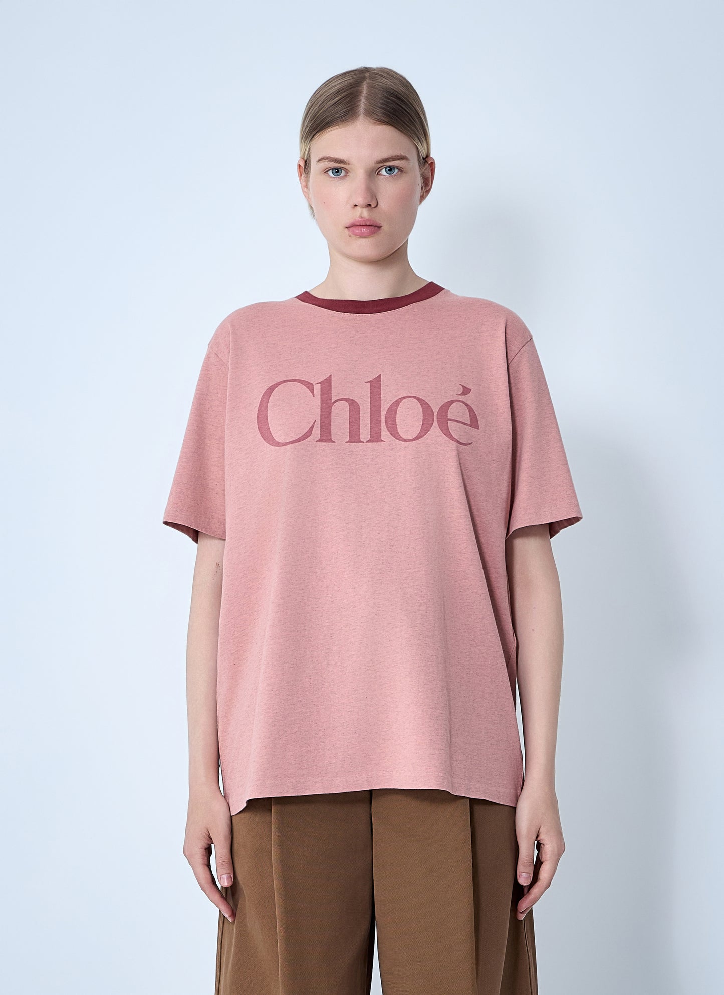 Chloé Women Logo Motif T-Shirt CHLOE