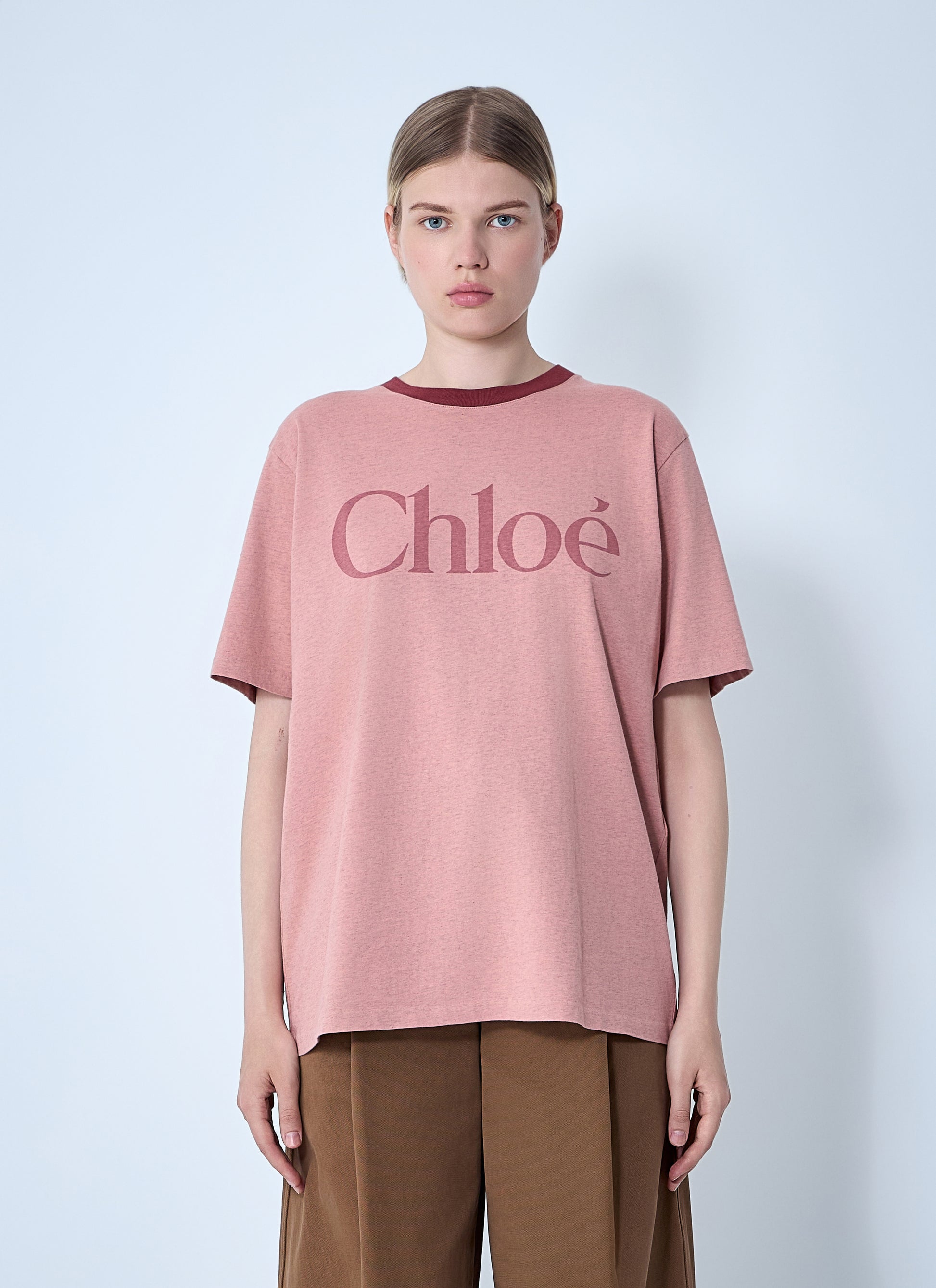 Chloé Women Logo Motif T-Shirt CHLOE