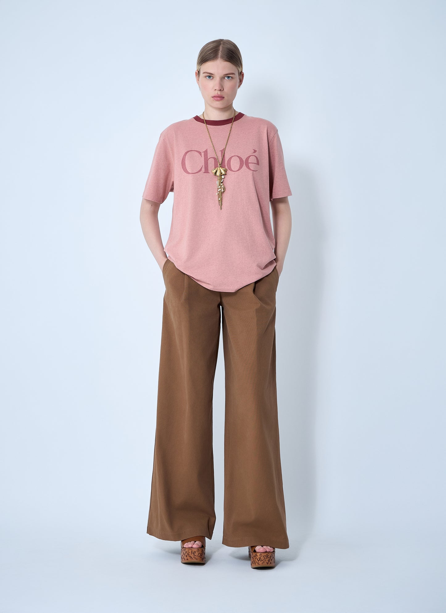 Chloé Women Logo Motif T-Shirt CHLOE