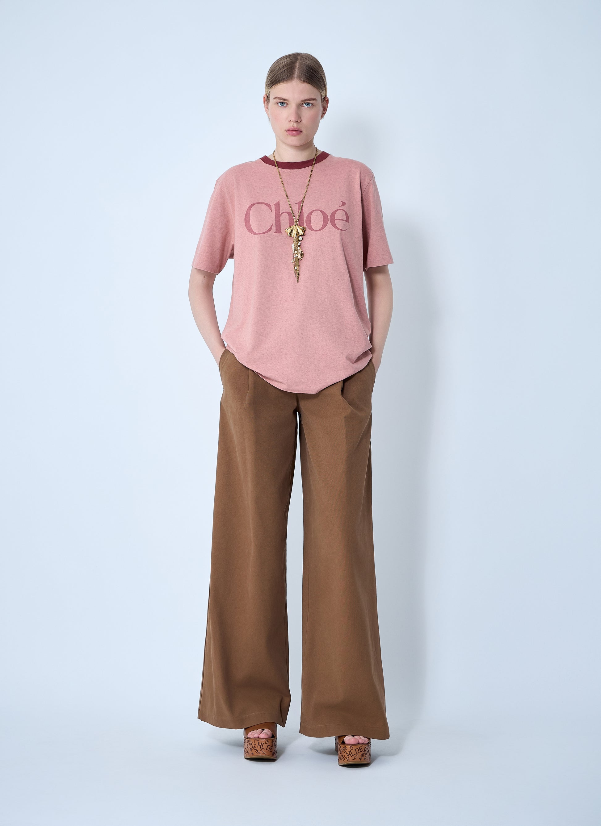 Chloé Women Logo Motif T-Shirt CHLOE