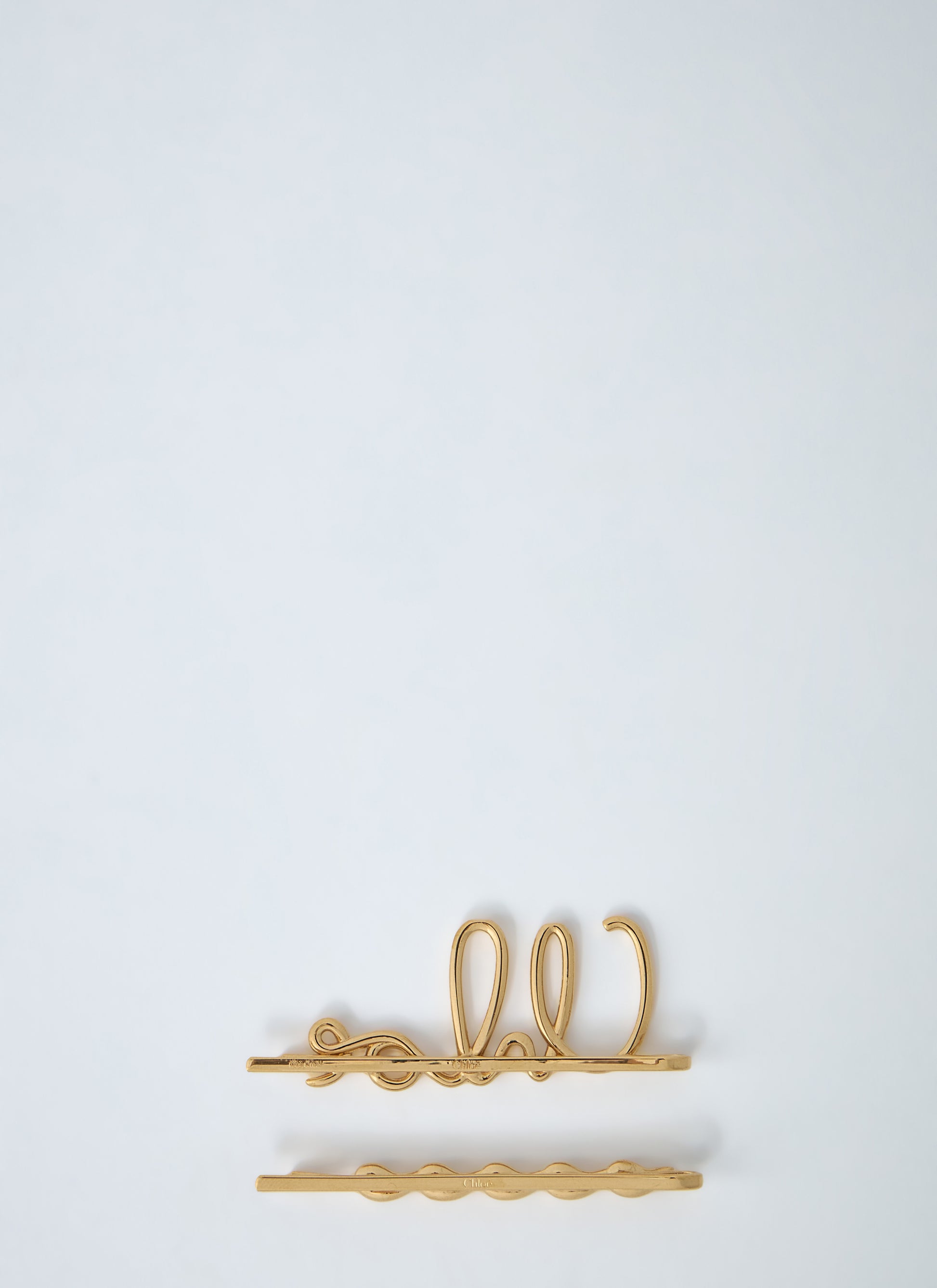 Chloé Women Logo Motif Hair Clip CHLOE