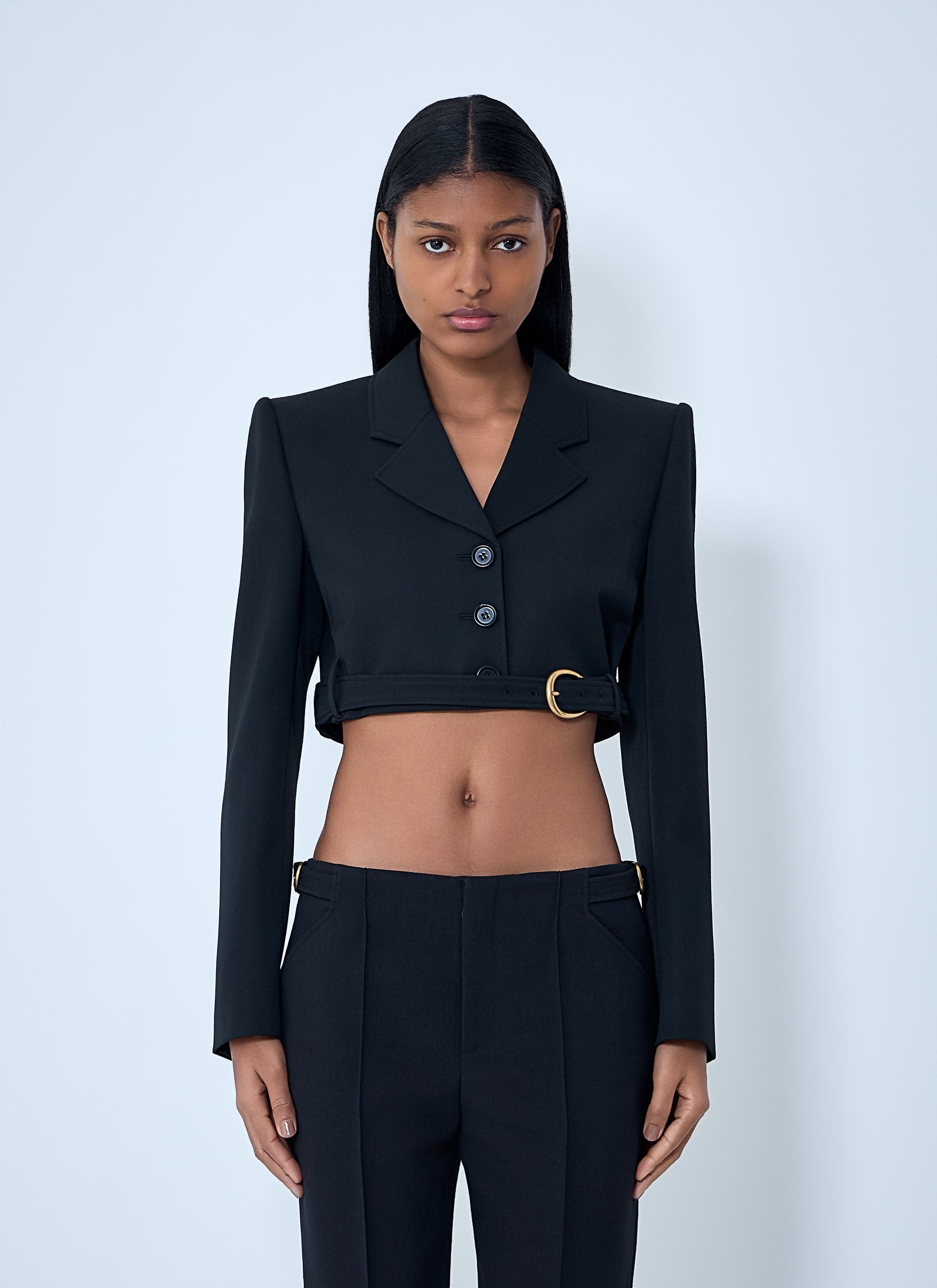 Chloé Women Cropped Wool Blazer CHLOE
