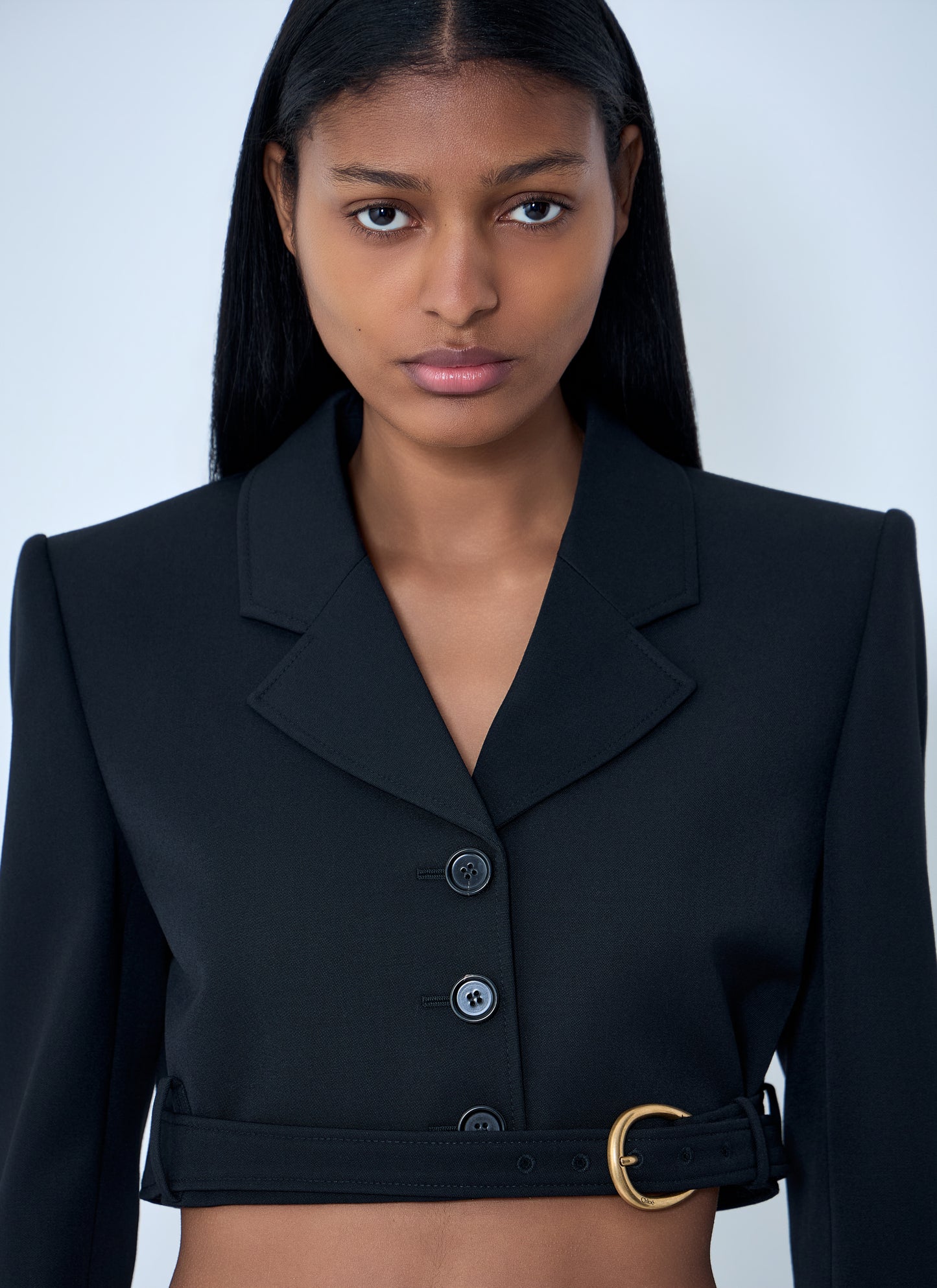 Chloé Women Cropped Wool Blazer CHLOE