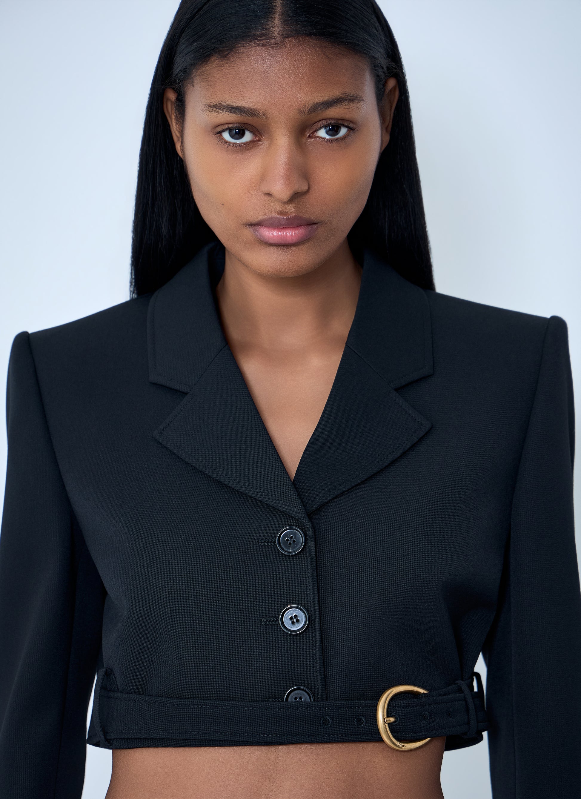 Chloé Women Cropped Wool Blazer CHLOE