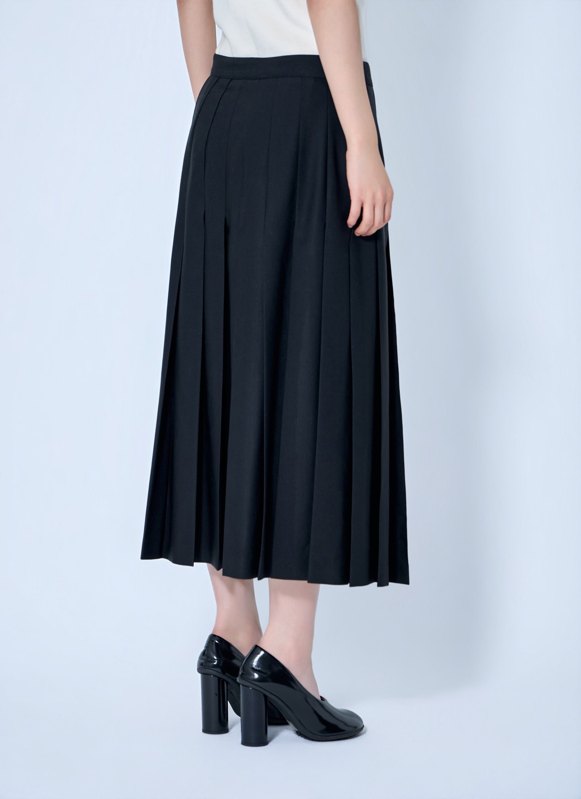 Chloé Women Virgin Wool Skirt With Buckles CHLOE