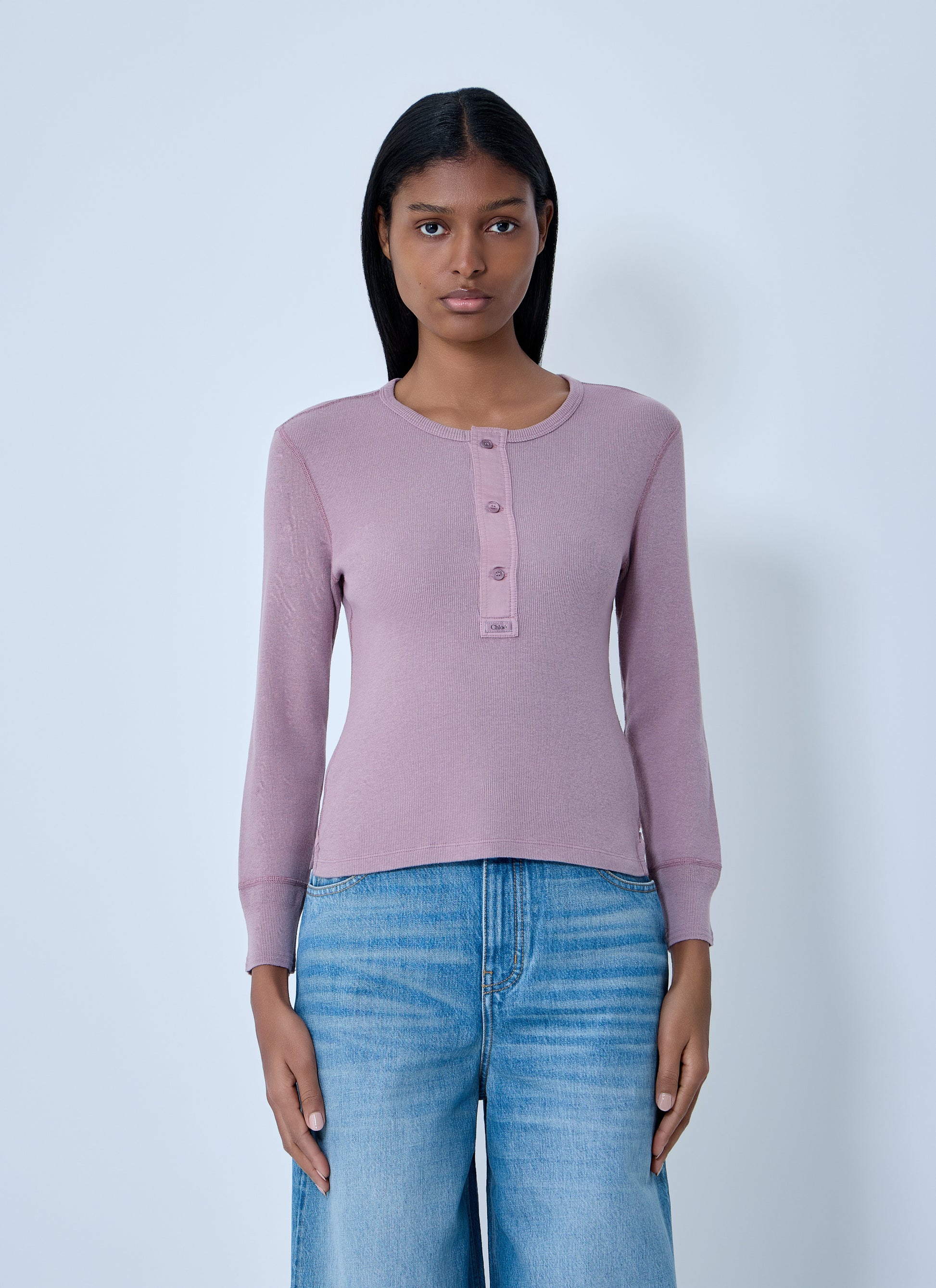 Chloé Women Henley T-Shirt CHLOE