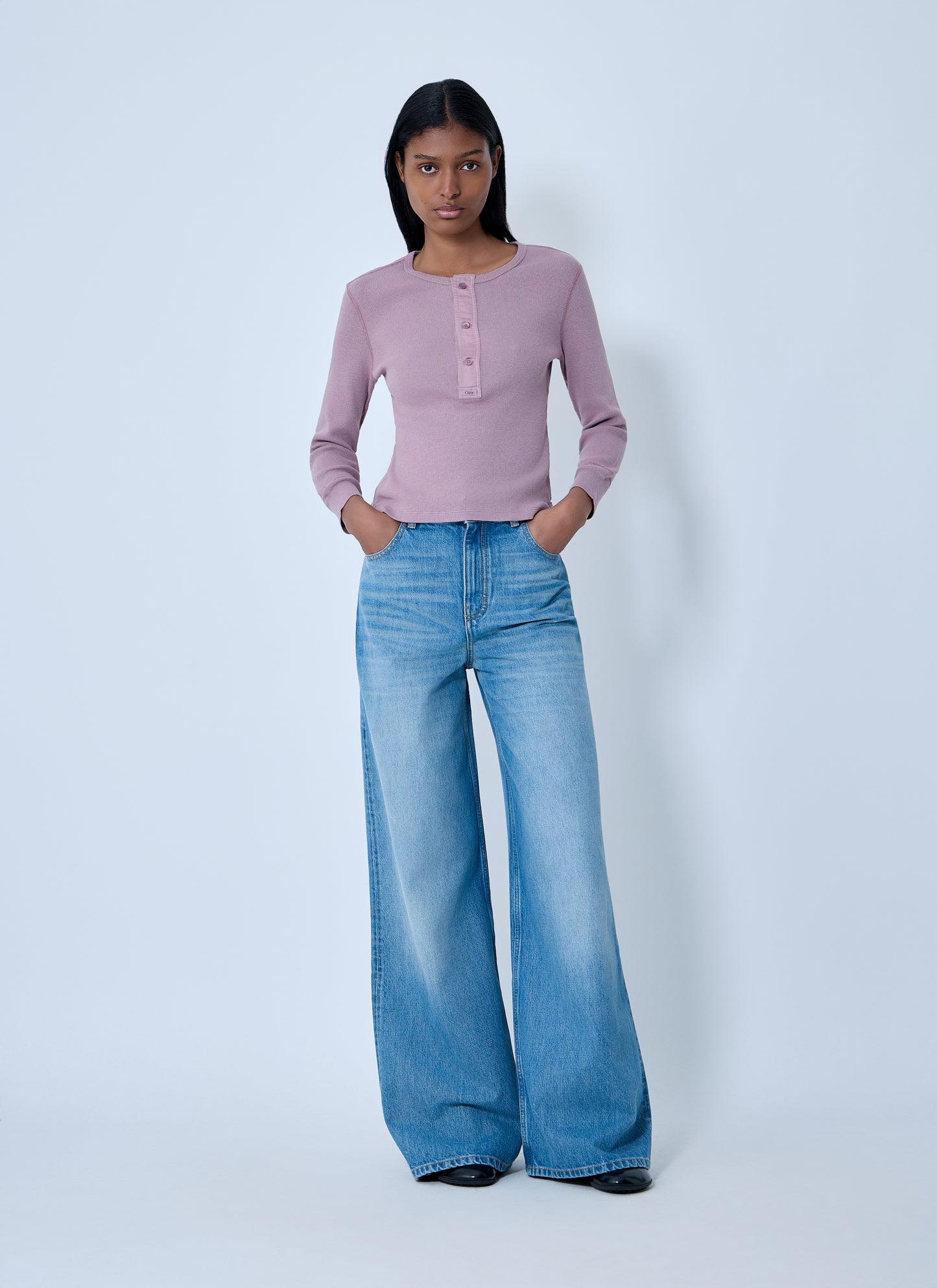 Chloé Women Henley T-Shirt CHLOE