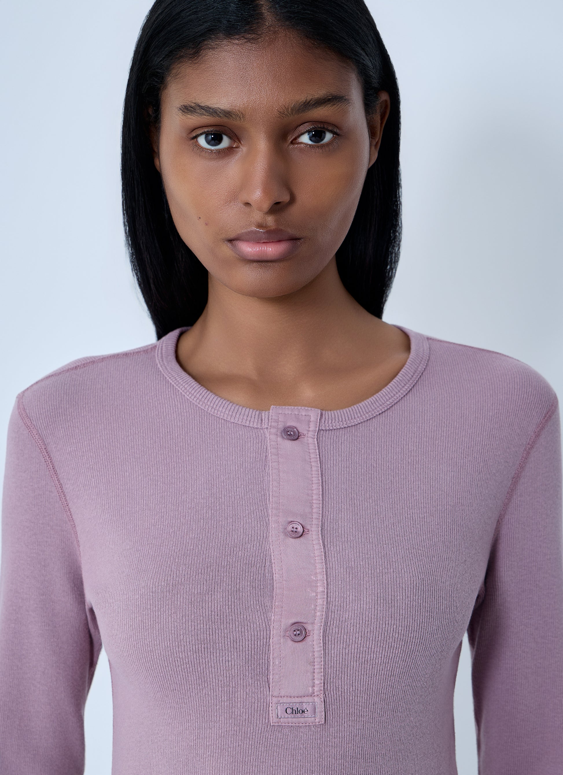 Chloé Women Henley T-Shirt CHLOE