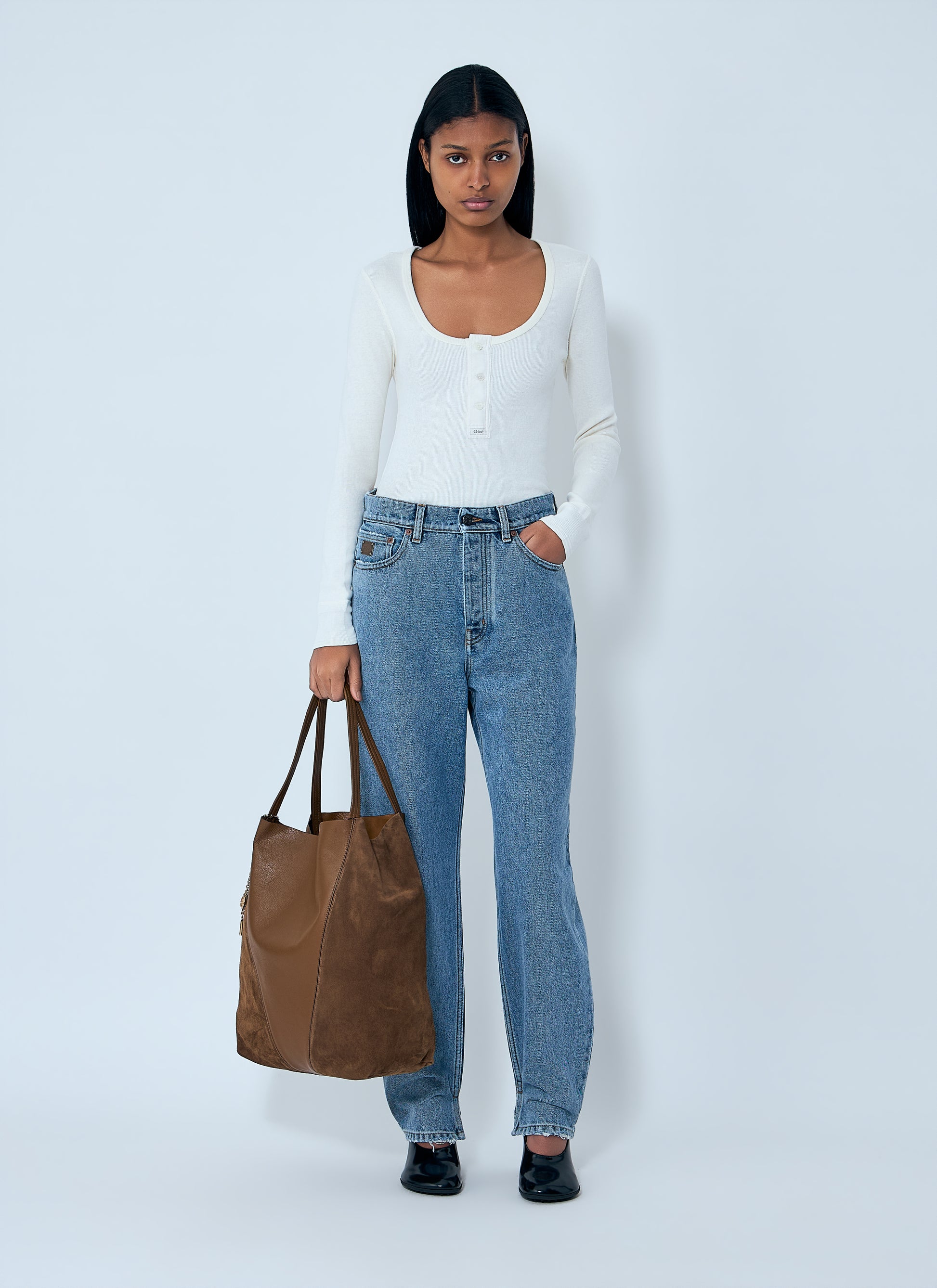 Chloé Women Henley T-Shirt CHLOE