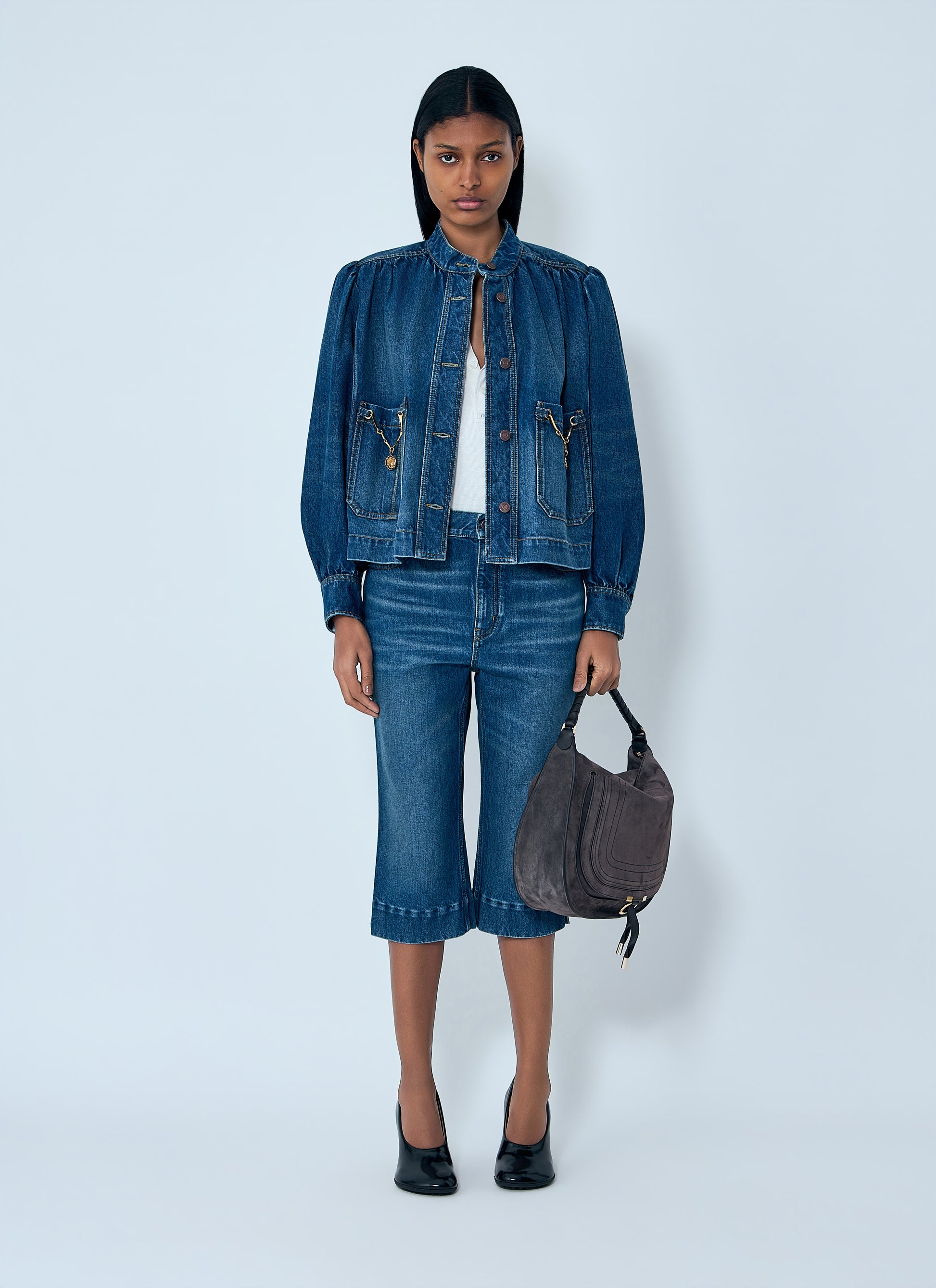 Chloé Women High-Rise Capri Jeans CHLOE