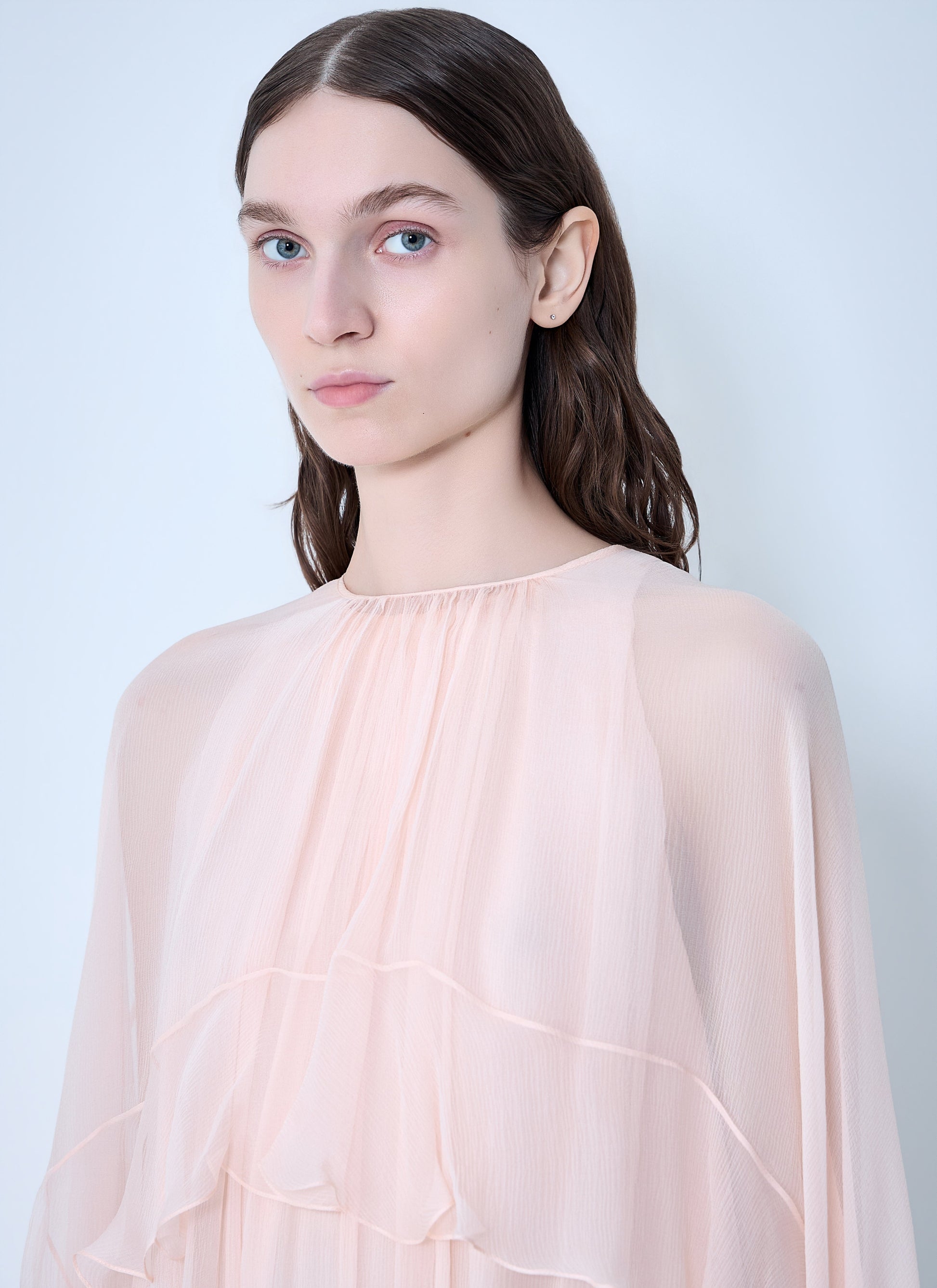 Chloé Women Silk Thin-Strap Long Dress CHLOE